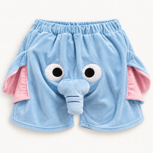 Blue elephant trunk shorts